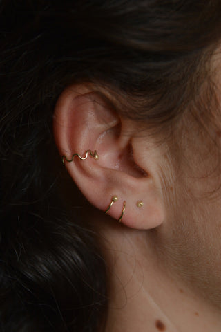 Earcuff Wobble | Gezellig goud