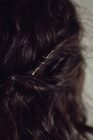 Haircuff Spiral Mid | Zilveren haarspiraal