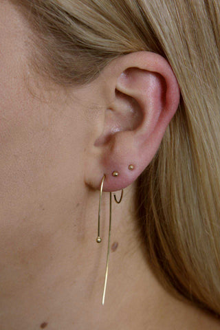 Earring Dottie | golden gem