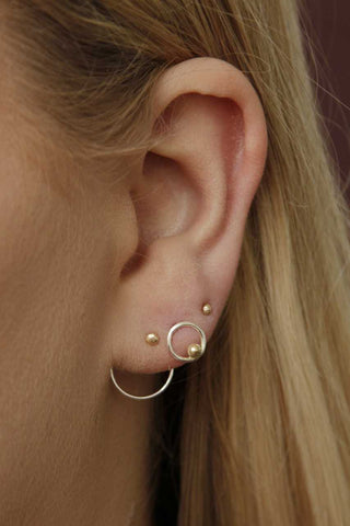 Giftset Belle - 3 oorbellen | Goud en Zilver | Handgemaakte oorbellen bundel