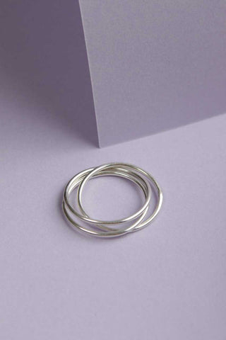 Ring Triple | Driedubbel zilveren feest